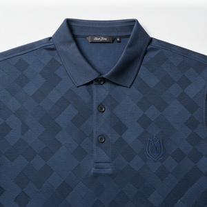 2026 Trendy Designer Geometric Pattern <b>Polo</b> Shirt <b>Black</b> Color Short Sleeve Clothes <b>Men</b> T-shirt <b>Polo</b> - Product Image 4