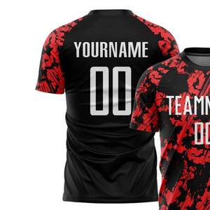 Premium Soccer Jersey Short Sleeve <b>Athletic</b> Sports Shirt Moisture Wicking Soccer Uniform for Training Match Team Competition - Product Image 6