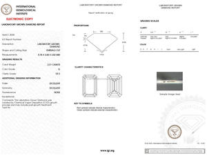 เพชร HPHT คุณภาพสูงได้รับการรับรองจากห้องปฏิบัติการ2 CT G VVS เพชรแท้ได้รับการรับรองสำหรับเครื่องประดับในอินเดีย - Product Image 2