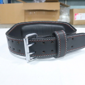 Heavy Duty Weight Lifting Leather <b>Belt</b> Prong Buckle for Gym Training Fitness Workout Strength <b>Exercise</b> Waist Support - Product Image 4