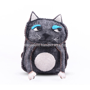 Student <b>Cat</b> <b>Backpack</b> with Felt Design - Product Image 3
