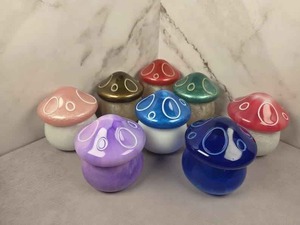 โถเก็บของเรซิ่นทำมือพร้อมฝาปิด สำหรับห้องครัว ห้องน้ำ ของตกแต่งบ้าน ใส่ขนม ชา กาแฟ ภาชนะจัดระเบียบ - Product Image 3