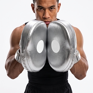 Dumela - Almohadillas de Boxeo de Cuero Vacuno Plateado, Duraderas, para Todas las Estaciones, Equipo de Entrenamiento - Product Image 3