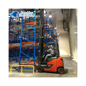 מערכת מדפים תעשייתית של JRACKING לאחסון, מדפי שאטל דו-כיווניים עם רדיו, למחסנים קירור. - Product Image 1