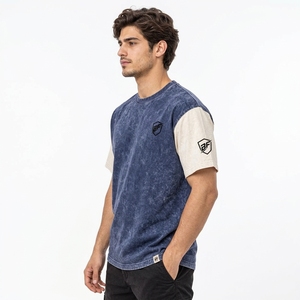 Camiseta Moderna para Hombre, Lavado Ácido, Estilo Vintage, Tela de Algodón Transpirable, Diseño Cómodo, Estilo Casual Urbano, OEM - Product Image 4