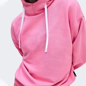Sudadera con Capucha Oversize de Moda para Mujer 2026 en Color Liso con Capucha, Tejido Ecológico para Uso Urbano - Product Image 5