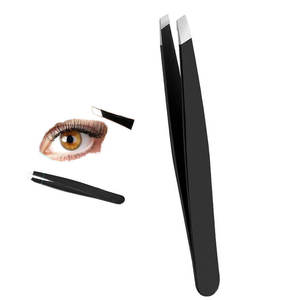 Pince à cils professionnelle pour l'application d'extensions, outil de précision à pointe fine pour salon - Product Image 2