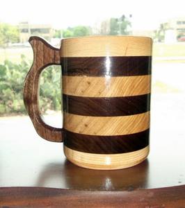 Taza de Café de Madera de Mango de Alta Calidad, Ecológica y Personalizable, Diseño Personalizable para Uso en el Hogar y la Oficina, Hecha a Mano para Cerveza o Agua - Product Image 6
