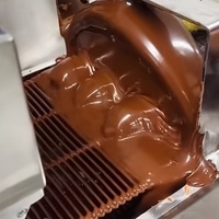 PLC-gestuurde machine voor het coaten van bevroren fruit met chocolade, dubbele coating voor donkere & witte chocolade voor aardbeien & bosbessen