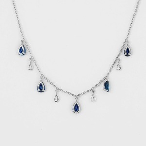 Collar con Diamante Cultivado en Laboratorio de Corte Radiante de 3.19ct en Oro Blanco de 14K con Engaste de Halo, Joyería de Lujo, Regalo para Ella - Product Image 2