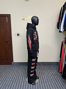 Vente en gros Ensemble de survêtement de jogging personnalisé avec fermeture à glissière intégrale et respirant Vêtements de sport à manches longues Activité de plein air disponible pour les hommes Ensemble - Product Image 2