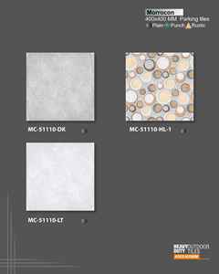 Baldosas de Cerámica Geométricas Blancas y Negras de 400x400 mm, Resistentes a los Ácidos, Antideslizantes, para Uso en Exteriores en Hoteles y Centros Comerciales - Product Image 5