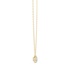 จี้เพชรทรงกลมเพาะเลี้ยงในห้องปฏิบัติการ ทองคำแท้ 14K สร้อยคอเพชรเม็ดเดี่ยว 0.50-2.00 กะรัต DEF VVS รับรองโดย IGI เครื่องประดับแฟชั่นชั้นดี ODM - Product Image 5
