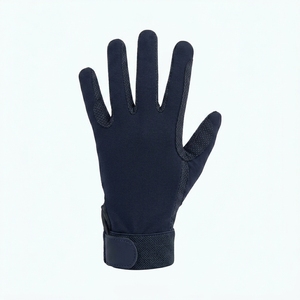 Gants d'équitation unisexes personnalisés en gros pour l'été, respirants, coupe-vent, en polyester et coton, avec cordon de serrage - Product Image 3