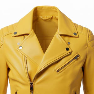 Chaqueta de Cuero para Mujer, Venta al por Mayor, Chaqueta de Cuero Transpirable y Resistente al Viento, Hecha en Pakistán - Product Image 4