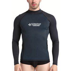 Rash Guard personnalisé léger pour hommes Protection solaire avec manches longues Surf BJJ Logo personnalisé - Product Image 1