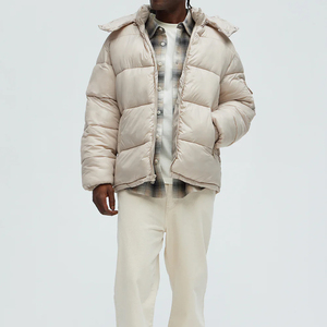 New <b>Top</b> <b>High</b> Quality Men Puffer Jacket Lightweight Casual Winter Coat Regular Fit Zipper Closure Solid Design Your Own Style - Product Image 4