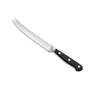 Cuchillos Profesionales para Tomates de Acero Inoxidable con Hoja Dentada Afilada y Mango Ergonómico para Cortar y Rebanar Tomates, Frutas y Verduras - Product Image 3