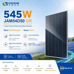 Panel <span class=keywords><strong>Solar</strong></span> <span class=keywords><strong>JA</strong></span> <span class=keywords><strong>Solar</strong></span> JAM54D50-<span class=keywords><strong>545</strong></span>/GR de 545W, Tipo N, Doble Vidrio, 24.5% de Eficiencia, Módulo Fotovoltaico de Alto Rendimiento para Techos Comerciales - Product Image 3