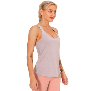 Débardeur décontracté pour femme, couleur unie, respirant, écologique, séchage rapide, couleurs personnalisables, directement fourni par l'usine – Meilleure qualité de fabrication - Product Image 1