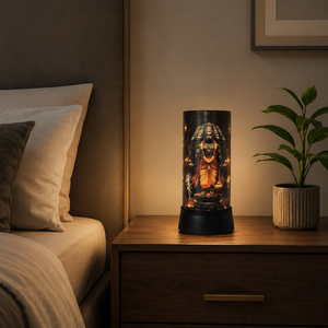 Panchmukhi Hanuman LED <b>Table</b> <b>Lamp</b> Divine Bajrangbali Spiritual Night Light Religious Decor for Temple Bedroom Meditation Living - Product Image 3