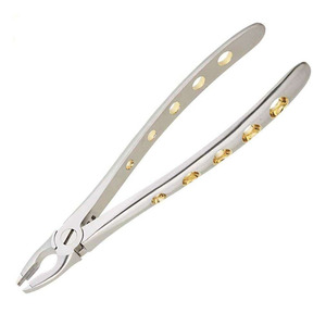 Forceps d'extraction des racines inférieures # 74 Instruments dentaires orthodontiques en gros, en acier inoxydable, pour extraction chirurgicale - Product Image 2