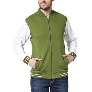 Chaqueta Varsity de Invierno Cálida con Mangas de Lana, Bordado Personalizado de Alta Calidad, Estilo Urbano, Unisex, para Hombre y Mujer - Product Image 2