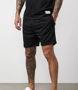 High Quality OEM Custom Men's Black & <b>white</b> Contrast Tank Top and Shorts <b>Set</b>- <b>2</b> <b>Piece</b> Gym Sportswear Breathable Eco-Friendly <b>Set</b> - Product Image 5