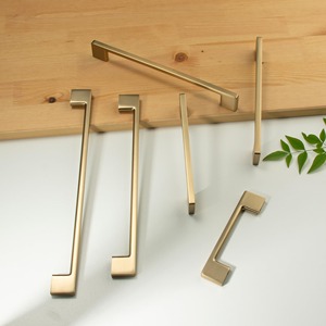 Contemporary Stainless Steel Cabinet Bar Handles Gold Trim Drawer Pulls Kitchen Furniture Hardware Durable - Product Image 2