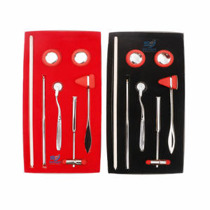 Marteau de réflexe neurologique pour étudiants en médecine, ensemble noir, rouge, bleu, marteau de réflexe Taylor, fabriqué au Pakistan, marteau de percussion diagnostique - Product Image 1