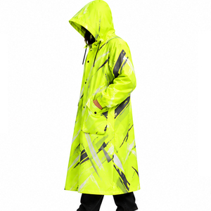 Veste de pluie d'extérieur avec fermeture à boutons-pression, usage quotidien, résistante au vent, service OEM ODM, vêtements de pluie personnalisés, coupe unisexe, entretien facile - Product Image 5