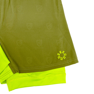 Pantalones Cortos Deportivos 2 en 1 para Hombre con Logotipo Personalizado, Ligeros, de Secado Rápido, para Entrenamiento en el Gimnasio - Product Image 4