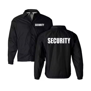 Uniformes Tácticos de Seguridad Personalizados OEM, Conjunto de Invierno Unisex, Ropa de Trabajo Recubierta, 100% Nailon, con Cremallera y Detección de Agujas - Product Image 1