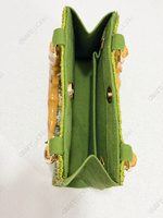 Sac à main artisanal en bambou perlé vert, idéal pour l'été et l'automne, sac de villégiature, vente en gros, OEM, export, marque privée