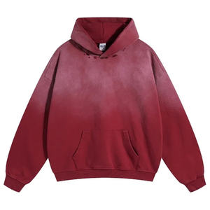 2025 Vintage Stone Acid Wash <b>Hoodie</b> for Men High Quality Cotton Embroidered Logo <b>Thermal</b> Hoodies Men - Product Image 3