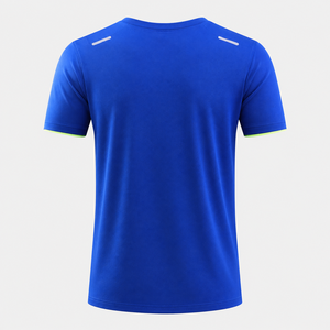 T-shirt de sport respirant et à séchage rapide pour hommes, idéal pour l'entraînement et le fitness, avec logo personnalisé, pour hommes actifs, vente en gros - Product Image 2