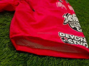 High Street Fashion Pantalones cortos de malla de diseñador para hombre Logotipo personalizado Tallas grandes Pantalones cortos deportivos casuales Impresión digital sólida Antiarrugas - Product Image 6