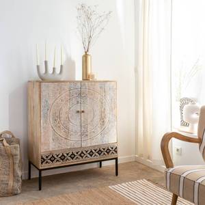 Gabinete de madera de mango tallada Vandana Vista Lyra - Product Image 1