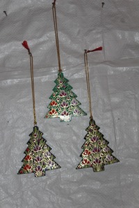 Modern Design 2023 Metal <b>Christmas</b> <b>Tree</b> Set of 3 Handmade High Quality Festival Decor Ornaments - Product Image 2