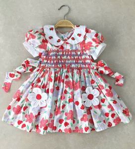 Vestidos Formales de Gasa y Algodón para Niñas, Vestidos de Verano para Fiestas Infantiles, Atuendo de Princesa a la Moda con Estampado Floral - Product Image 4