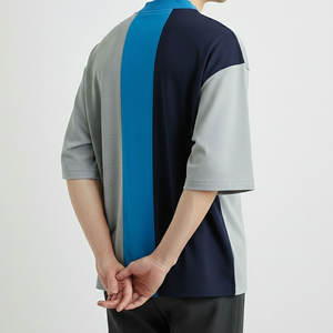 เสื้อยืดโอเวอร์ไซส์ทรงบ็อกซี่สำหรับผู้ชาย ผ้าคอตตอนหนานุ่ม สไตล์สตรีทแวร์ลำลอง ไอเทมสำคัญสำหรับลุคประจำวัน - Product Image 4