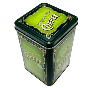 Các nhà sản xuất tùy chỉnh bán buôn vuông kim loại <span class=keywords><strong>tin</strong></span> có thể cho trà cấp thực phẩm trà cà phê đường tins - Product Image 4