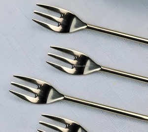 Ensemble de fourchettes en métal à feuilles forgées SS304 de haute qualité pour dîners et mariages - Product Image 2
