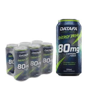 Venta al por Mayor de Bebida Energética DATAFA en Lata de 250 ml con 80 mg/100 ml de Cafeína para Mayor Vigilancia - Product Image 3