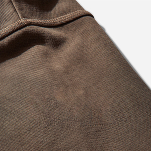 Sudadera con Capucha para Hombre, Color Marrón, Corte Regular, Color Sólido, Informal, de Algodón y Felpa, para Invierno, Bordada, Transpirable y Ecológica - Product Image 4