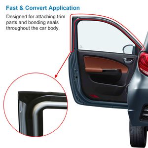 4 Rotoli di Nastro Biadesivo in Schiuma Resistente per Auto, Adesivo Forte per Piatti e Stoviglie - Product Image 3