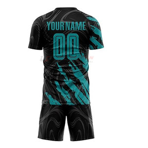 Venta al por Mayor de Fábrica, Precio Económico, Uniforme de Fútbol Transpirable 100% Poliéster Sublimado, Diseño de Logotipo Personalizado, Más Vendido - Product Image 3
