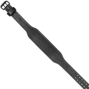 Cinturón de Levantamiento de Pesas de Cuero Negro Personalizable para Gimnasio, Cinturón de Powerlifting de Cuero Vacuno de Grado Competitivo - Product Image 4