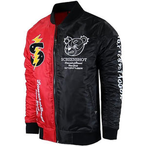 Fournisseur de vestes bomber urbaines en marque privée |   Vestes de style urbain OEM, veste d'hiver coupe-vent respirante pour l'extérieur, vente en gros - Product Image 1