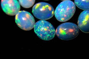 Australian Opal Doublet Cabochon Oval Cut Multi <b>Fire</b> Natural Gemstone Jewelry Making Loose Gemstones All Sizes Available - Product Image 2